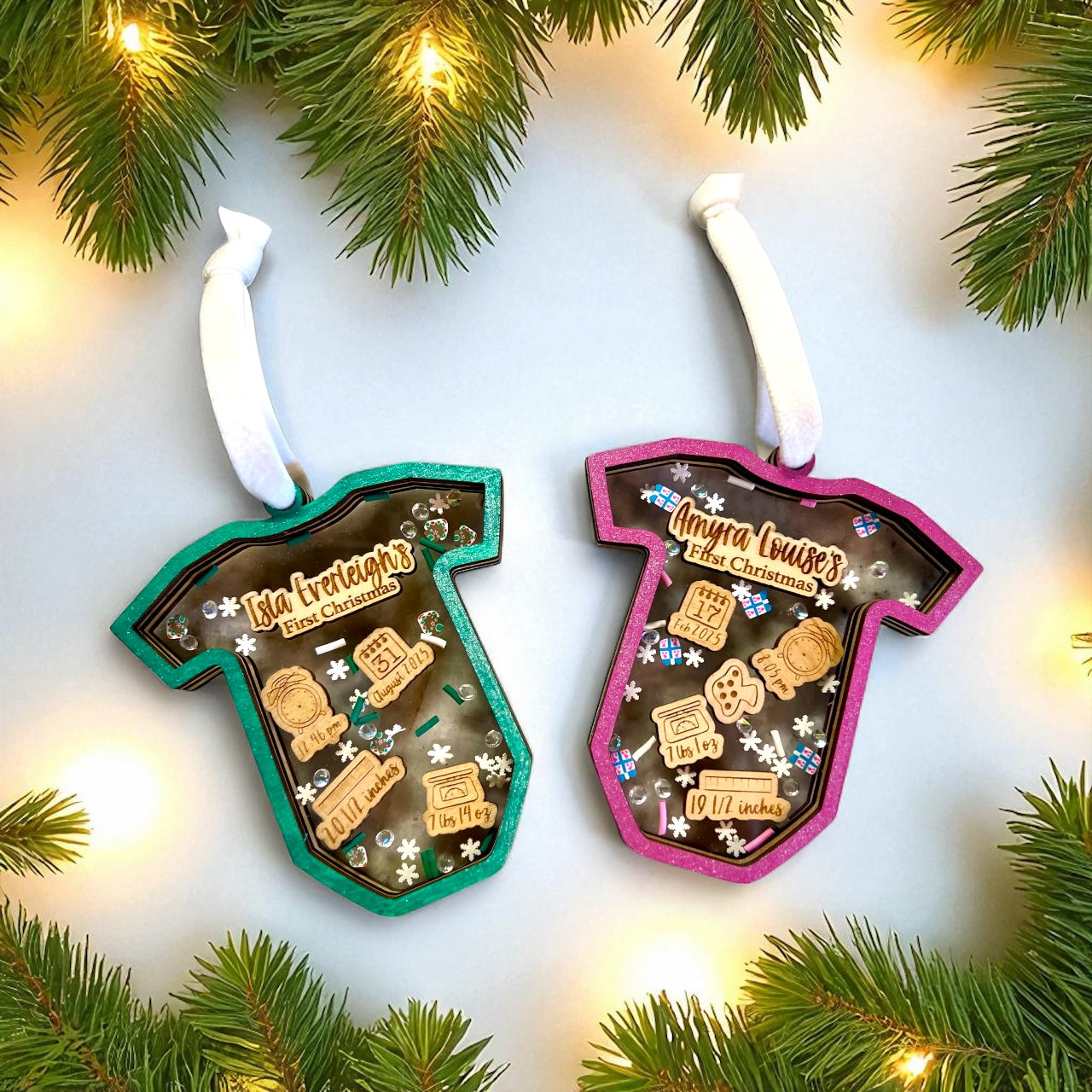 Baby's First Christmas Shaker Ornament