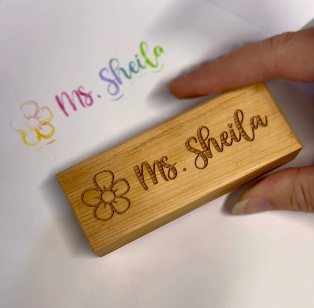 Teacher Stamp Gift Set - Personalized