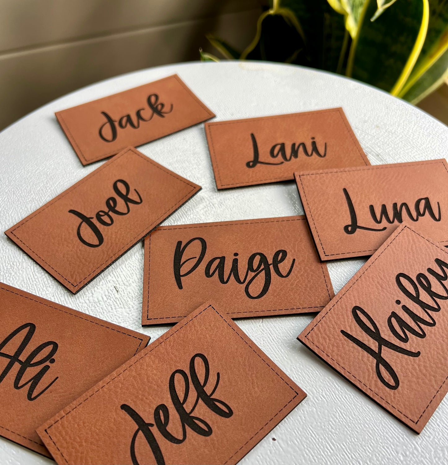 Faux Leather Patches 3"x2"