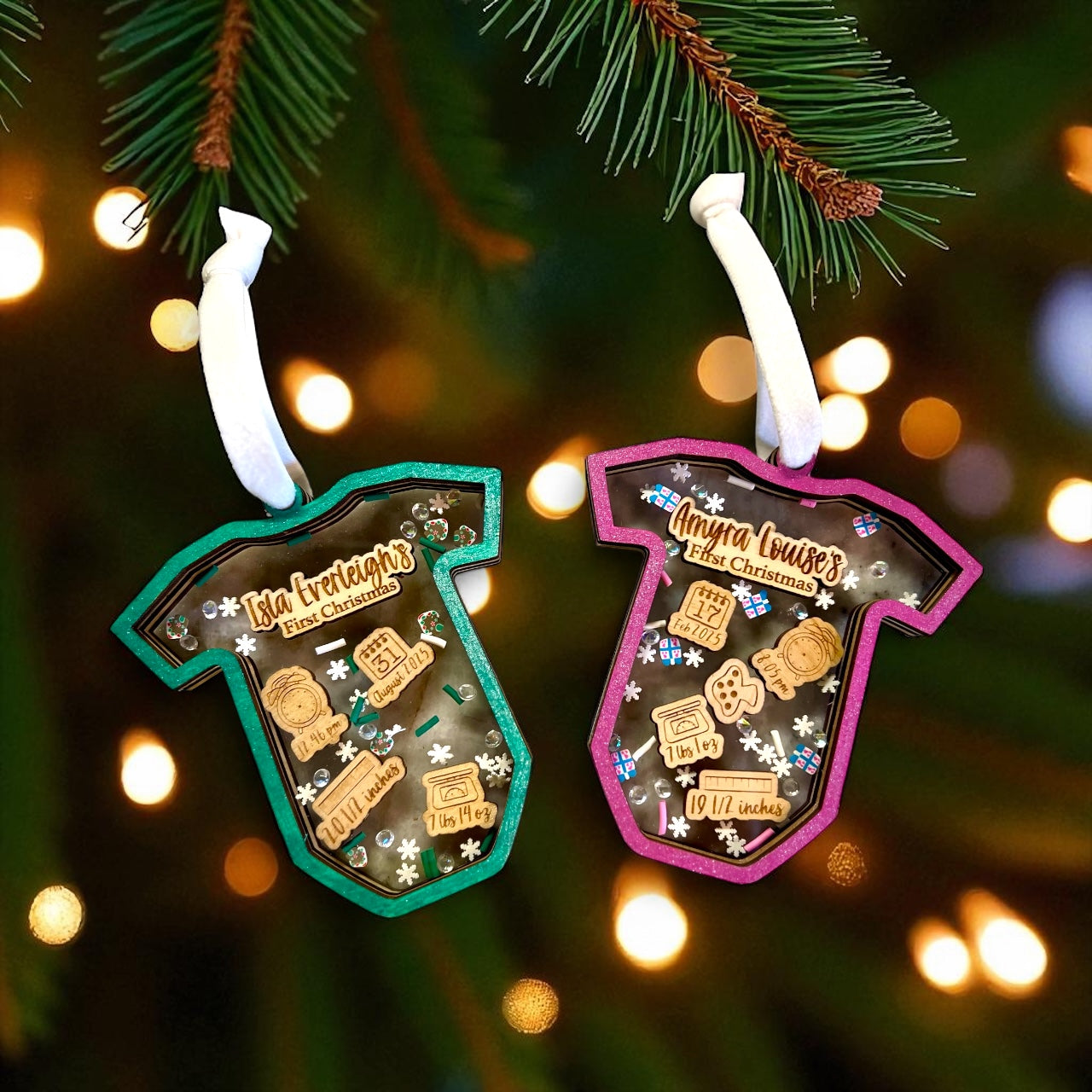 Baby's First Christmas Shaker Ornament