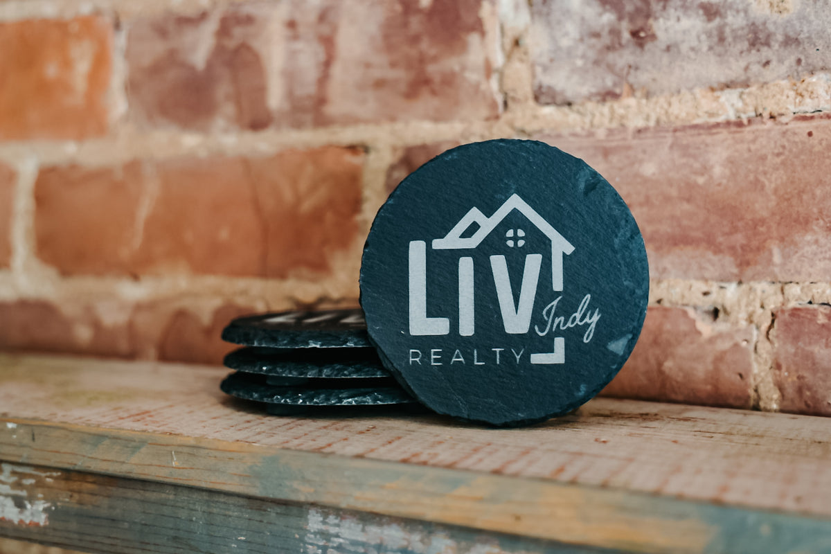 4" Slate Coasters