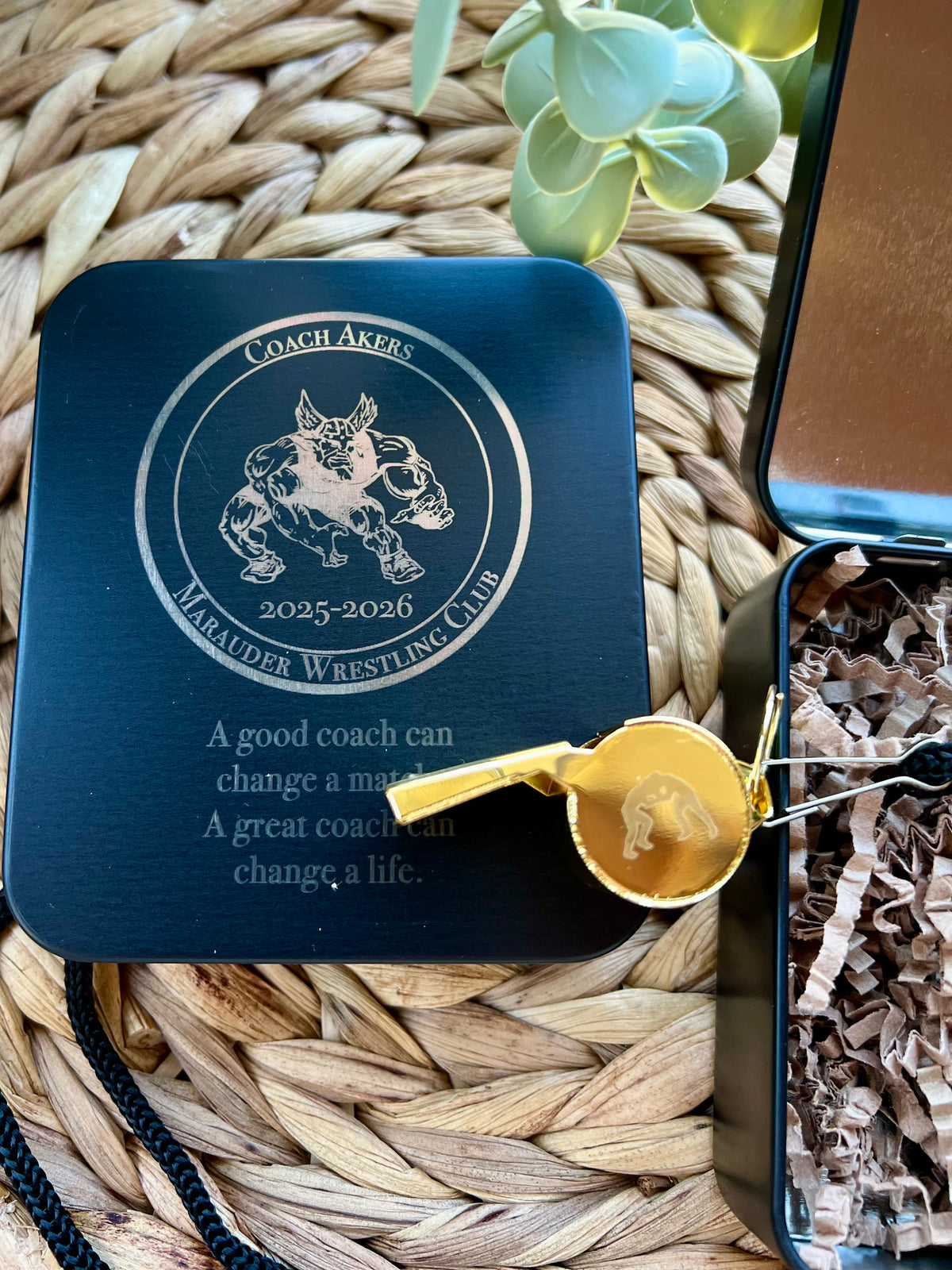 Personalized Coach Whistle Gift | Custom Coach Gift