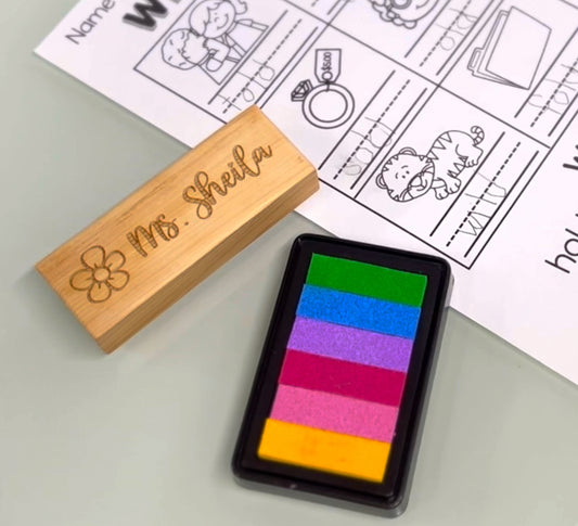 Teacher Stamp Gift Set - Personalized