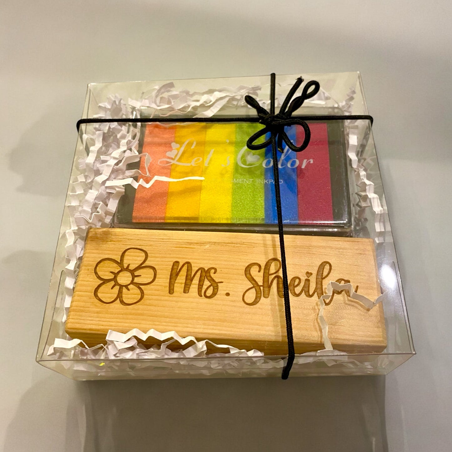 Teacher Stamp Gift Set - Personalized