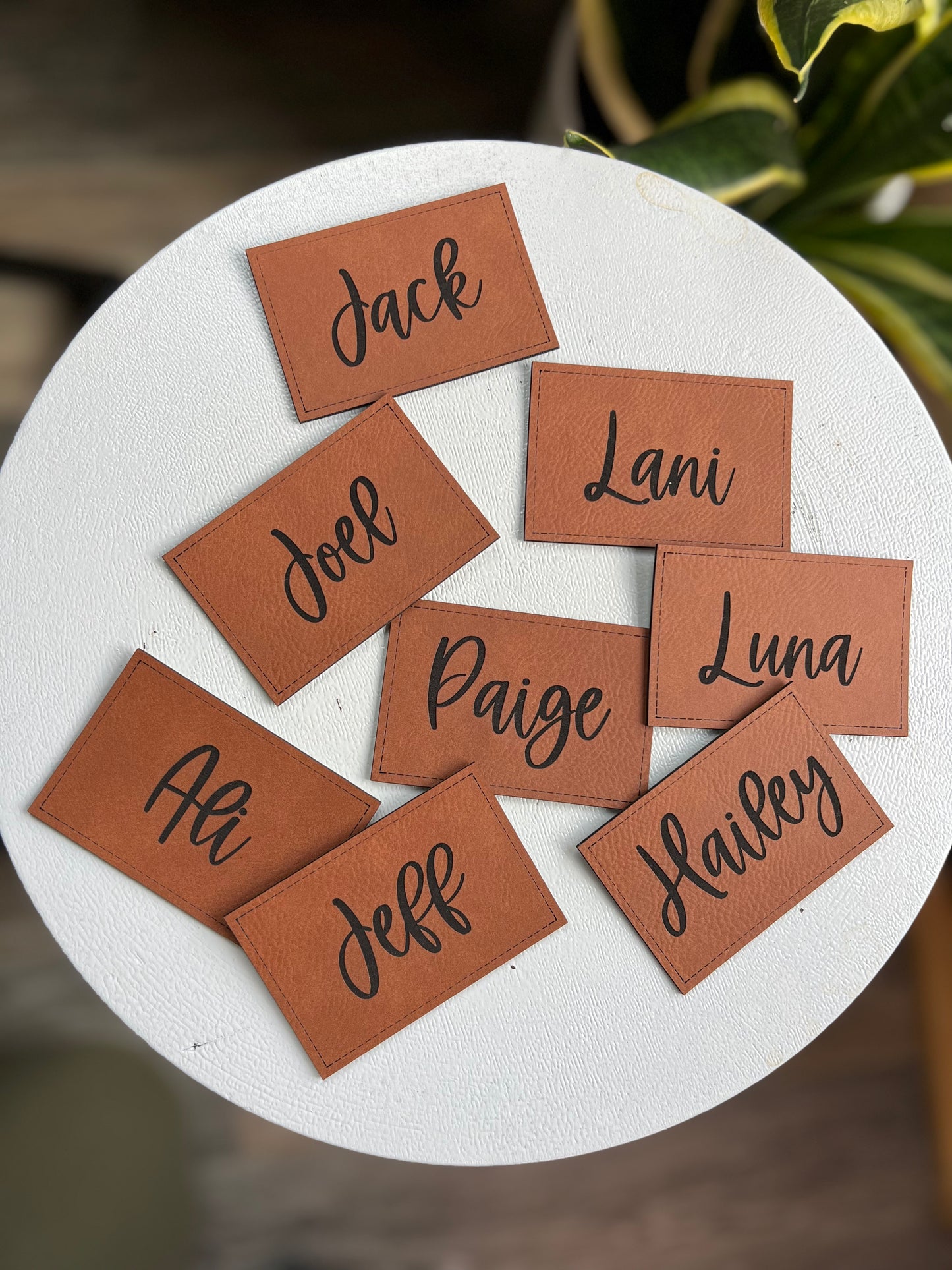 Faux Leather Patches 3"x2"