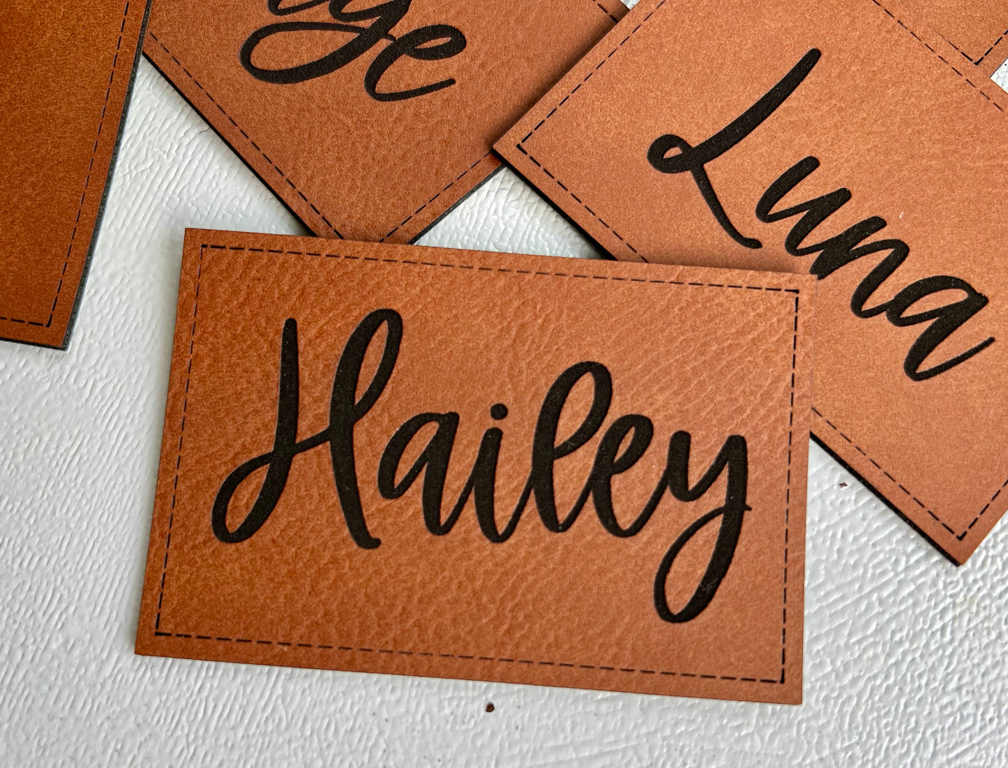 Faux Leather Patches 3"x2"
