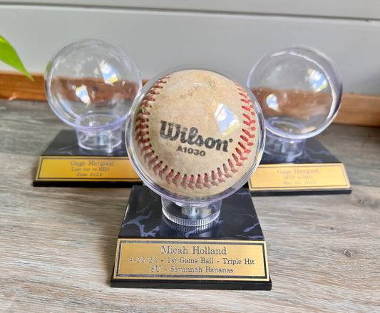 Personalized Baseball Trophy Display Stand